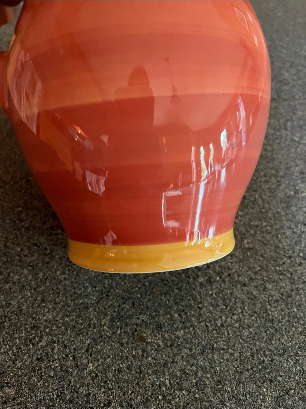 Pfaltzgraff Pitcher from secrets of Pistoulet Ceramic Piece with Maker's Mark
